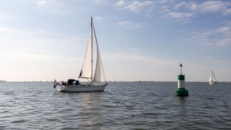 Vaartekens en voorrang op het IJsselmeer
