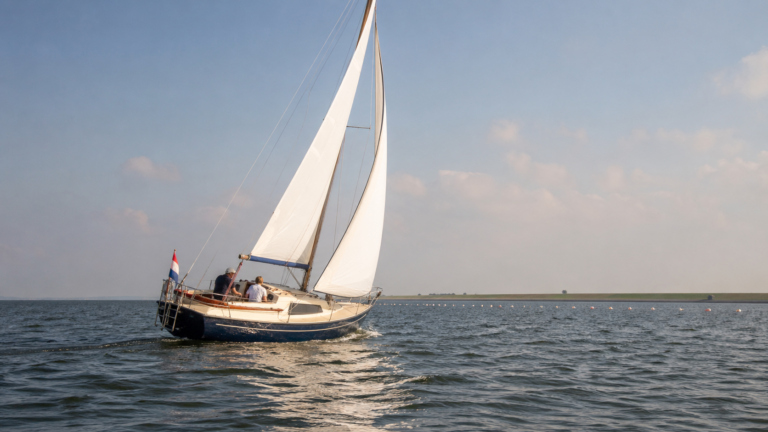 Zeilen voor beginners op het IJsselmeer